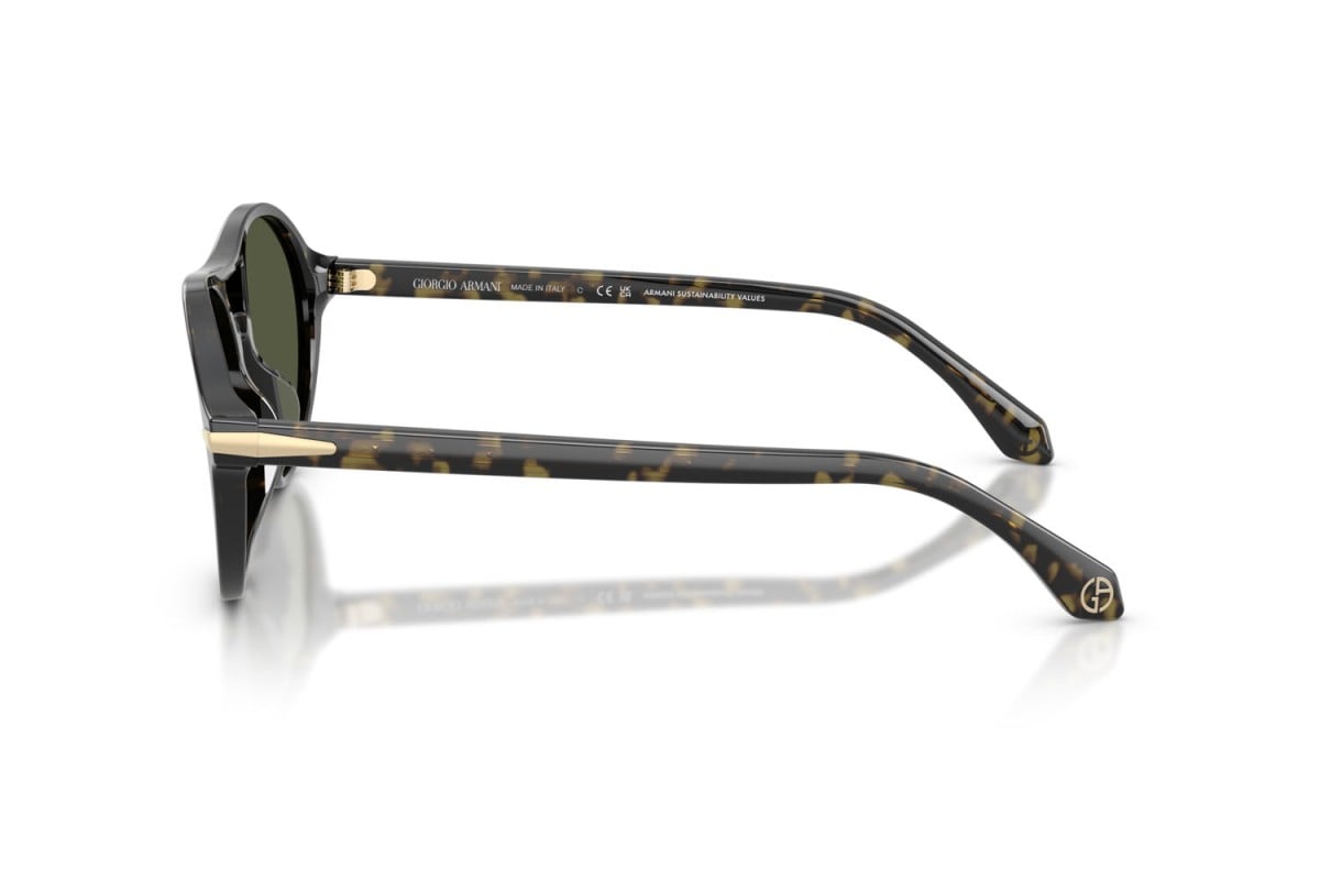 OCCHIALE DA SOLE UOMO | GIORGIO ARMANI AR 8236U - 623352 AVANA VERDE - CALIBRO 55