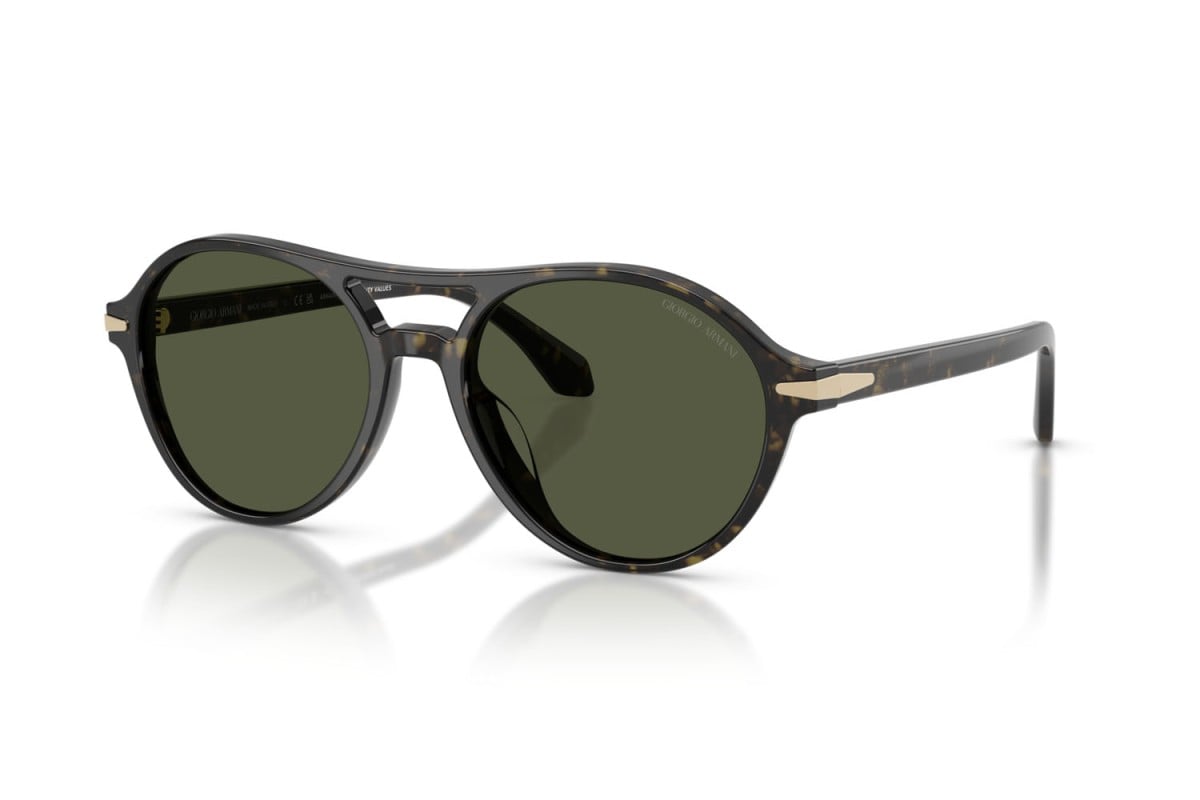 OCCHIALE DA SOLE UOMO | GIORGIO ARMANI AR 8236U - 623352 AVANA VERDE - CALIBRO 55