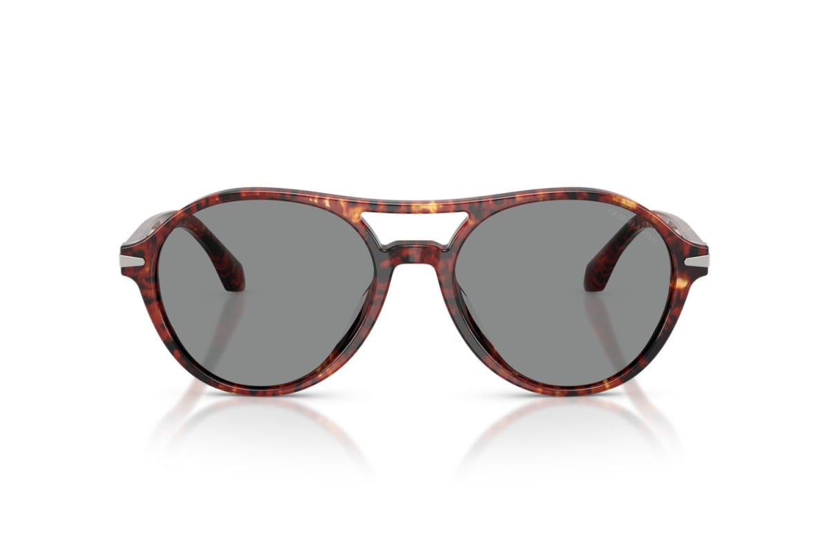 OCCHIALE DA SOLE UOMO | GIORGIO ARMANI AR 8236U - 623402 AVANA ROSSA - CALIBRO 55