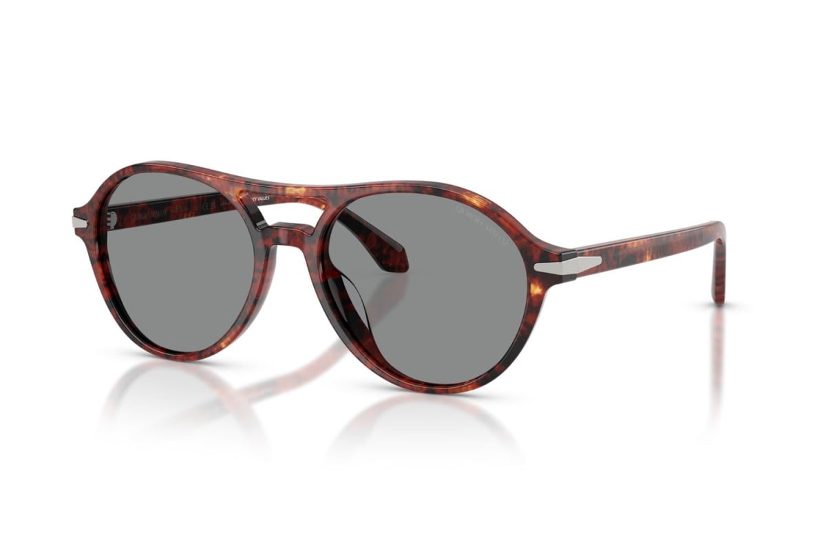 OCCHIALE DA SOLE UOMO | GIORGIO ARMANI AR 8236U - 623402 AVANA ROSSA - CALIBRO 55