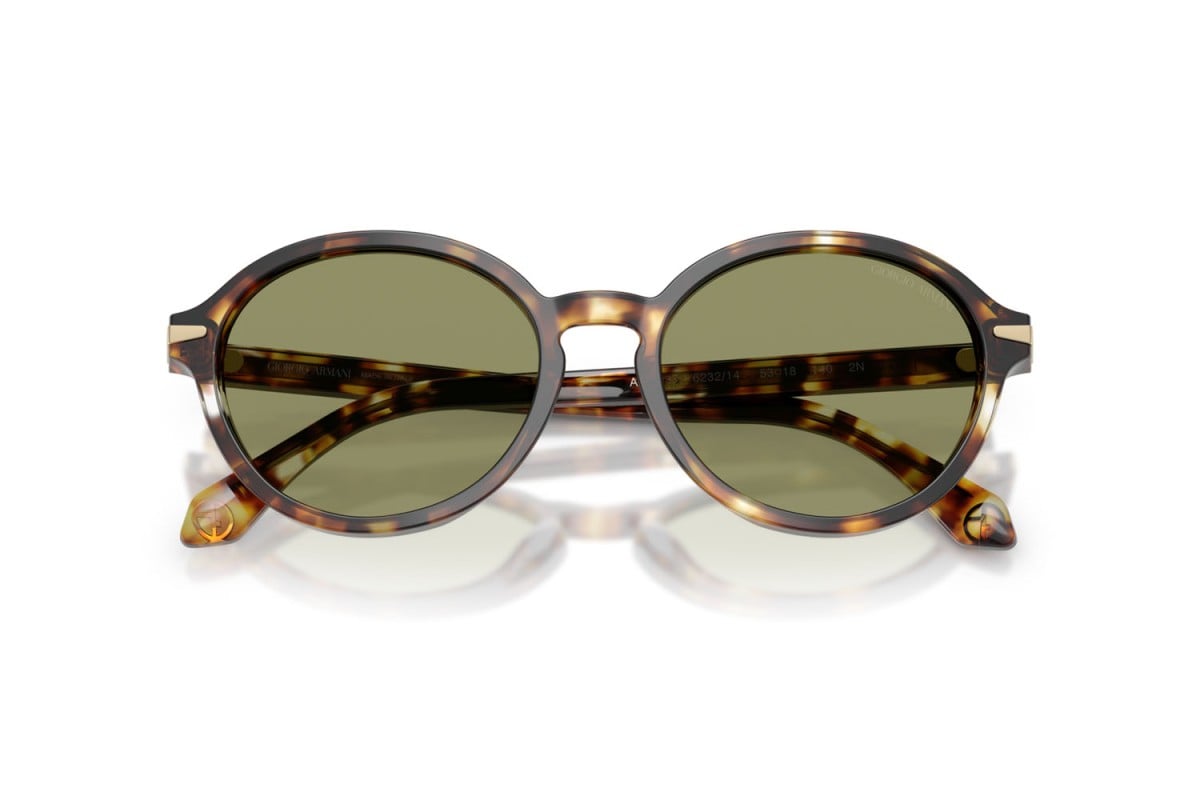 OCCHIALE DA SOLE DONNA | GIORGIO ARMANI AR 8237 - 623214 AVANA GIALLA - CALIBRO 53
