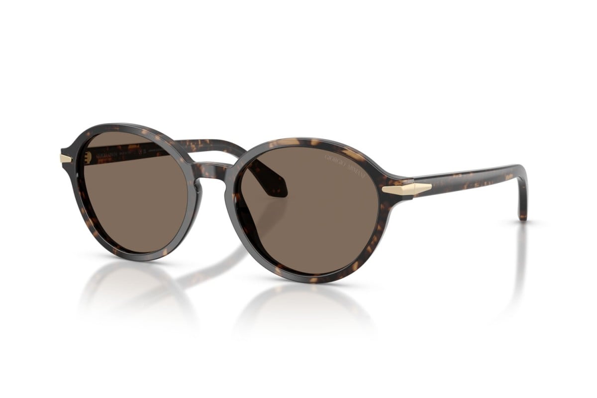OCCHIALE DA SOLE DONNA | GIORGIO ARMANI AR 8237 - 623573 AVANA BEIGE - CALIBRO 53