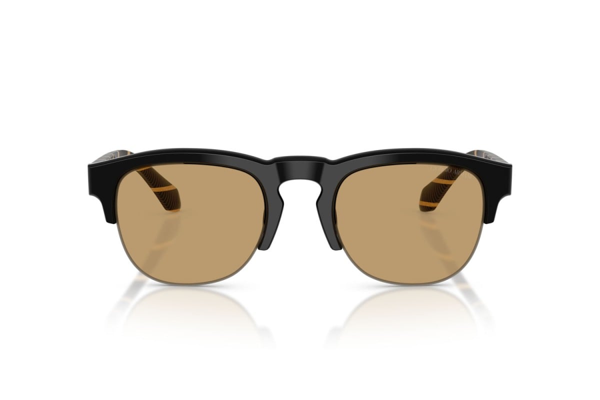 OCCHIALE DA SOLE UOMO | GIORGIO ARMANI AR 8238 - 587573 NERO - CALIBRO 51