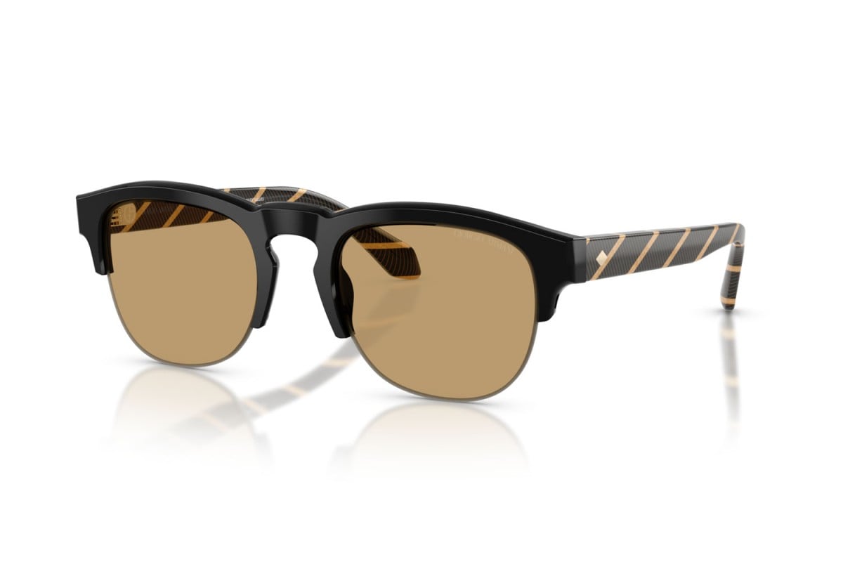 OCCHIALE DA SOLE UOMO | GIORGIO ARMANI AR 8238 - 587573 NERO - CALIBRO 51