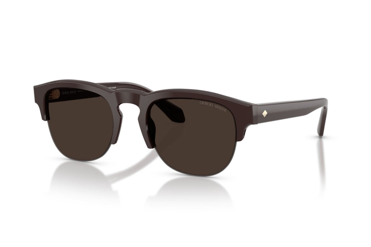 OCCHIALE DA SOLE UOMO | GIORGIO ARMANI AR 8238 - 622073 MARRONE - CALIBRO 51