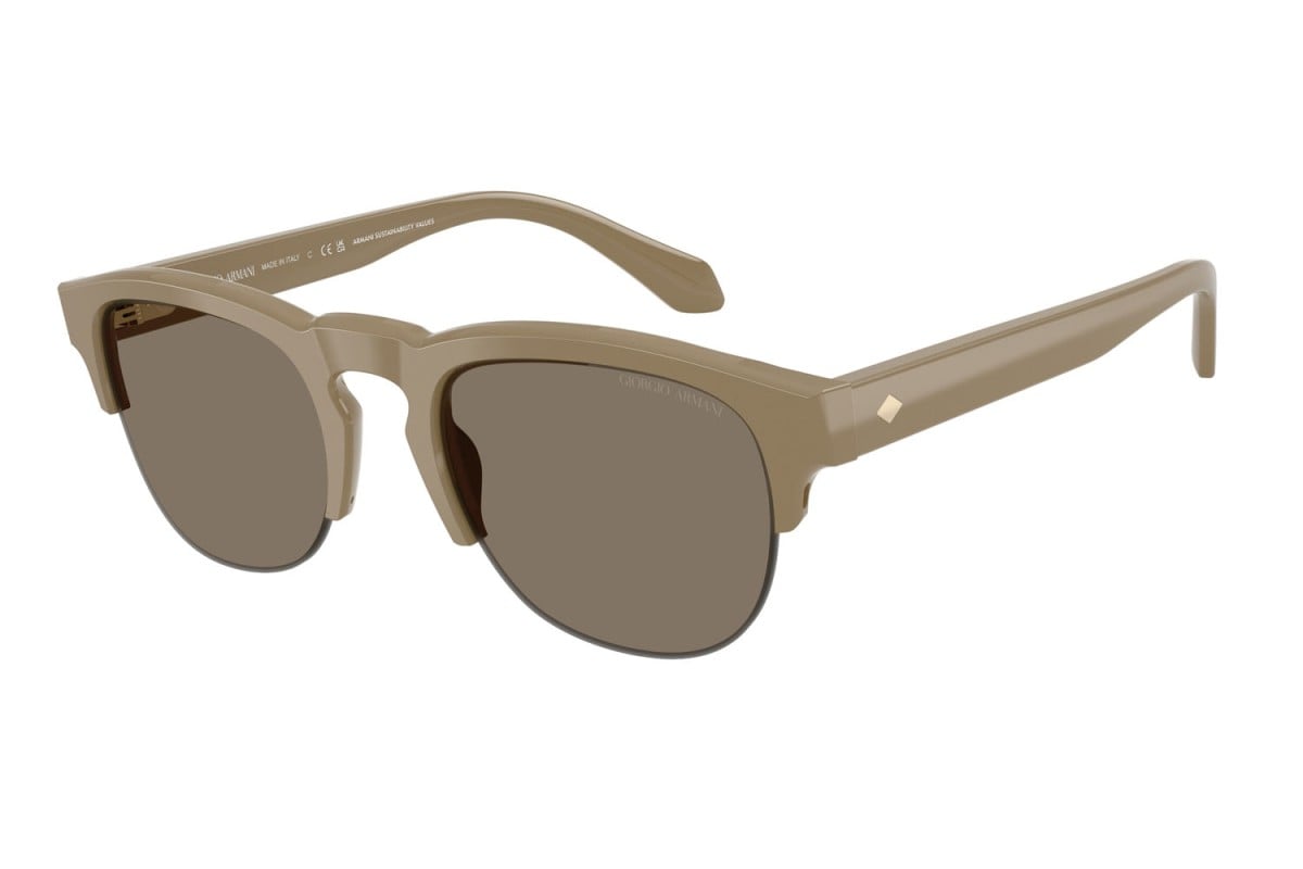 OCCHIALE DA SOLE UOMO | GIORGIO ARMANI AR 8238 - 622273 BEIGE - CALIBRO 51