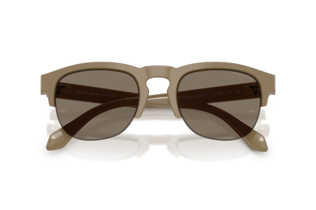 OCCHIALE DA SOLE UOMO | GIORGIO ARMANI AR 8238 - 622273 BEIGE - CALIBRO 51