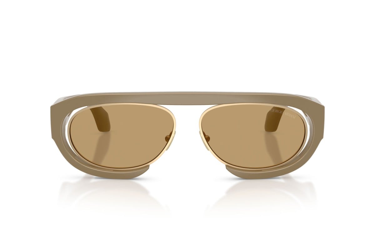 OCCHIALE DA SOLE UOMO | GIORGIO ARMANI AR 8239 - 622273 BEIGE - CALIBRO 57