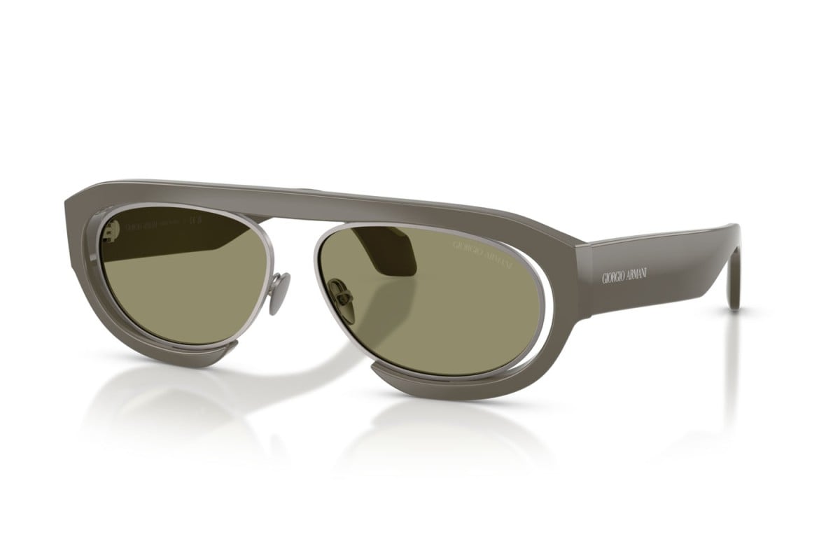 OCCHIALE DA SOLE UOMO | GIORGIO ARMANI AR 8239 - 62422A GRIGIO - CALIBRO 57