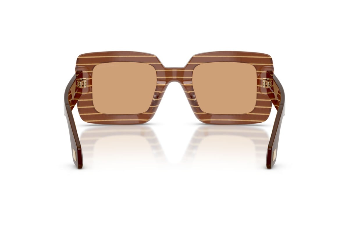 OCCHIALE DA SOLE DONNA | GIORGIO ARMANI AR 8241U - 63112S STRISCE PESCA/BLOCCO ORO - CALIBRO 48