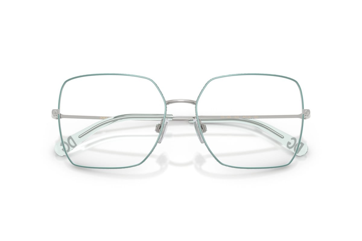 OCCHIALE DA VISTA DONNA | DOLCE & GABBANA DG 1323 - 1325 ARGENTO/AZZURRO - CALIBRO 54