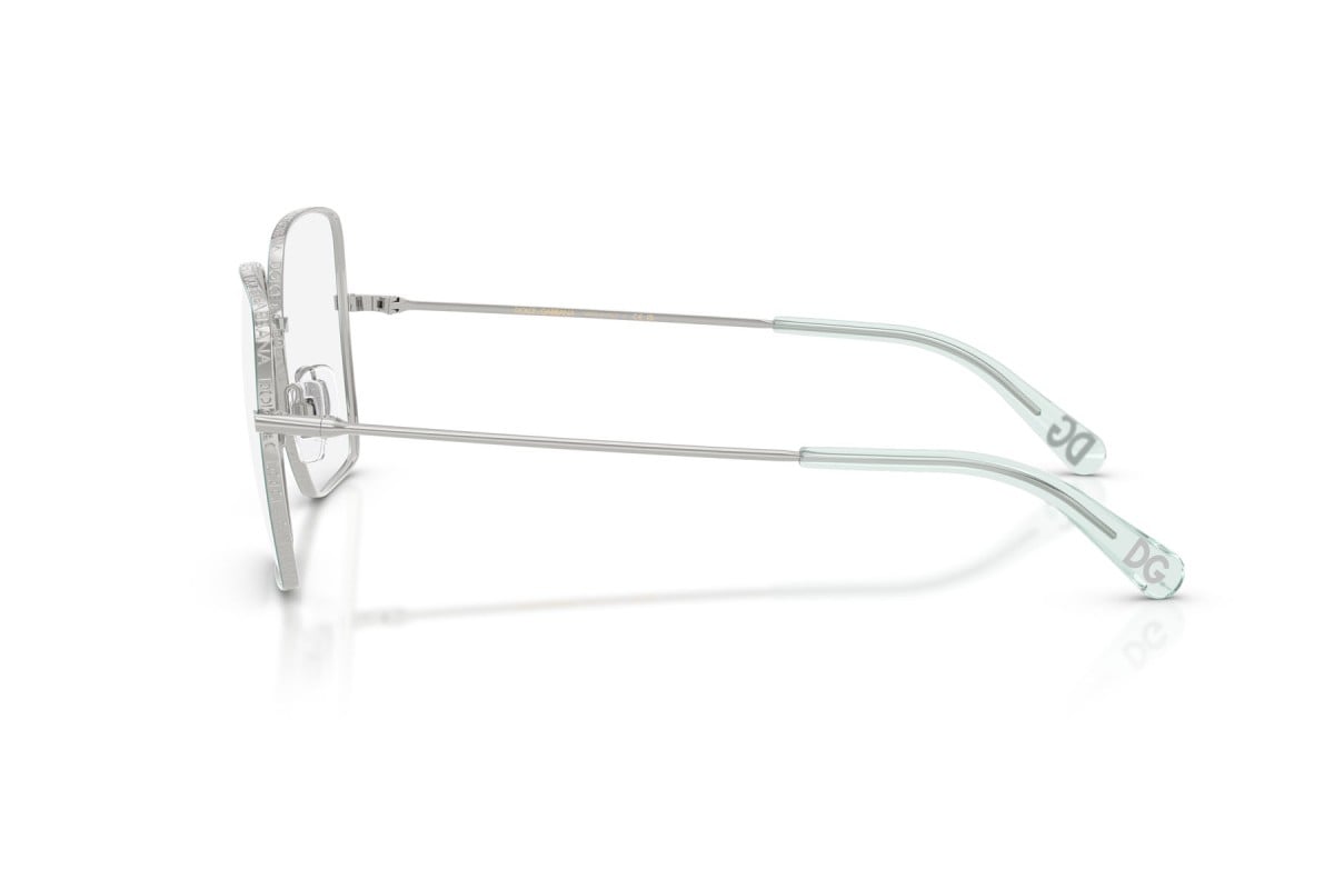 OCCHIALE DA VISTA DONNA | DOLCE & GABBANA DG 1323 - 1325 ARGENTO/AZZURRO - CALIBRO 54