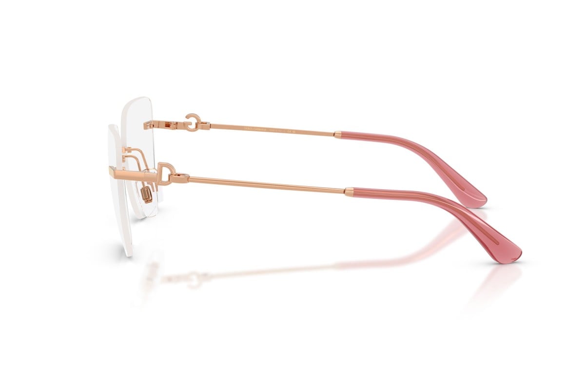 OCCHIALE DA VISTA DONNA | DOLCE & GABBANA DG 1363 - 1298 ORO ROSA - CALIBRO 56