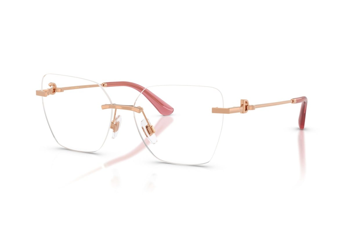 OCCHIALE DA VISTA DONNA | DOLCE & GABBANA DG 1363 - 1298 ORO ROSA - CALIBRO 56