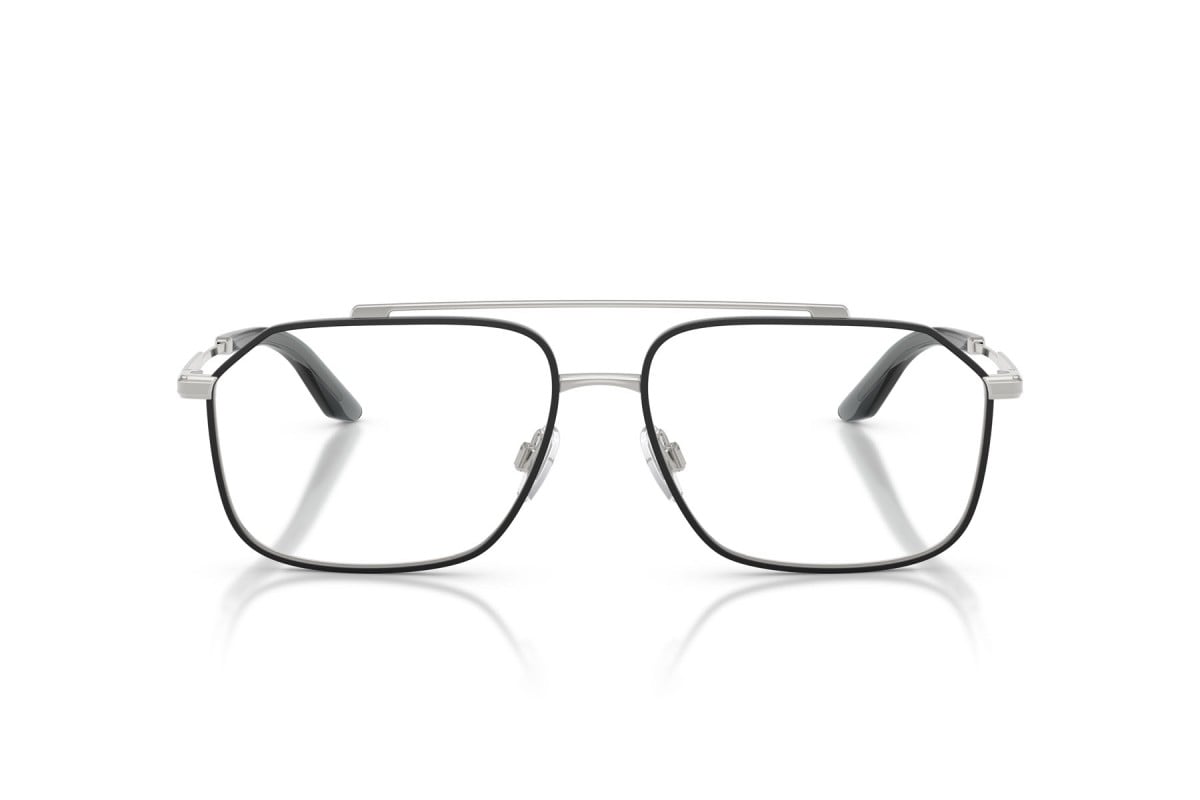 OCCHIALE DA VISTA UOMO | DOLCE & GABBANA DG 1364 - 1324 ARGENTO/NERO OPACO - CALIBRO 58