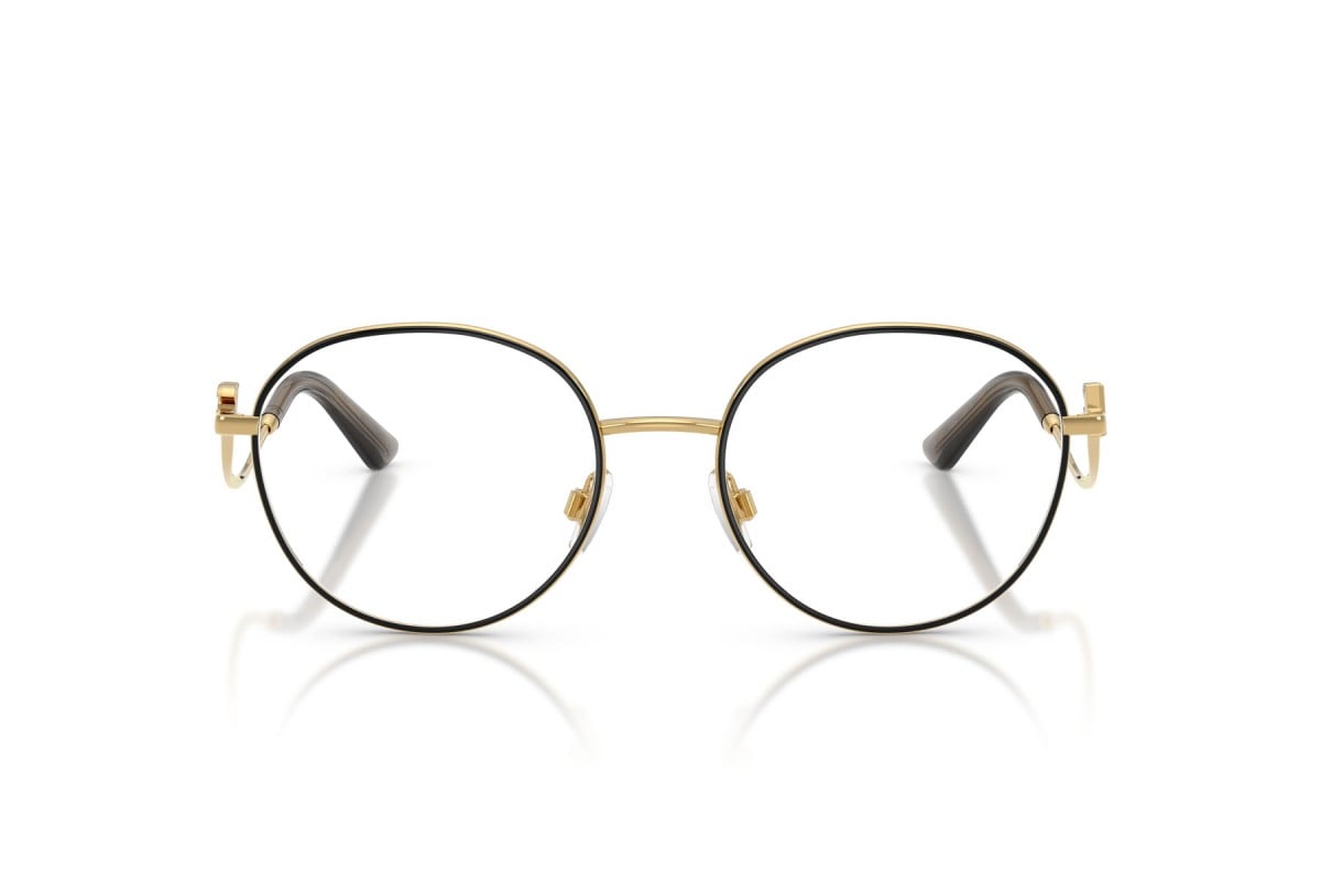 OCCHIALE DA VISTA DONNA | DOLCE & GABBANA DG 1365 - 1334 ORO/NERO - CALIBRO 53