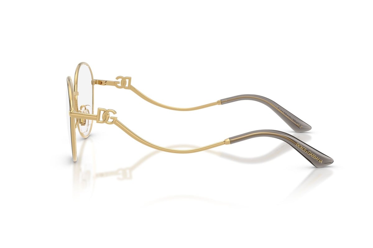 OCCHIALE DA VISTA DONNA | DOLCE & GABBANA DG 1365 - 1334 ORO/NERO - CALIBRO 53