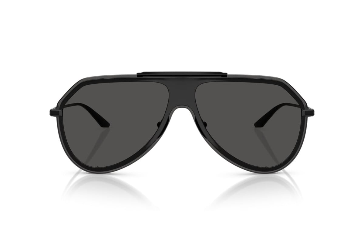 DOLCE & GABBANA - 01/87 NERO | OCCHIALE DA SOLE UOMO - DG 2309 CALIBRO 43