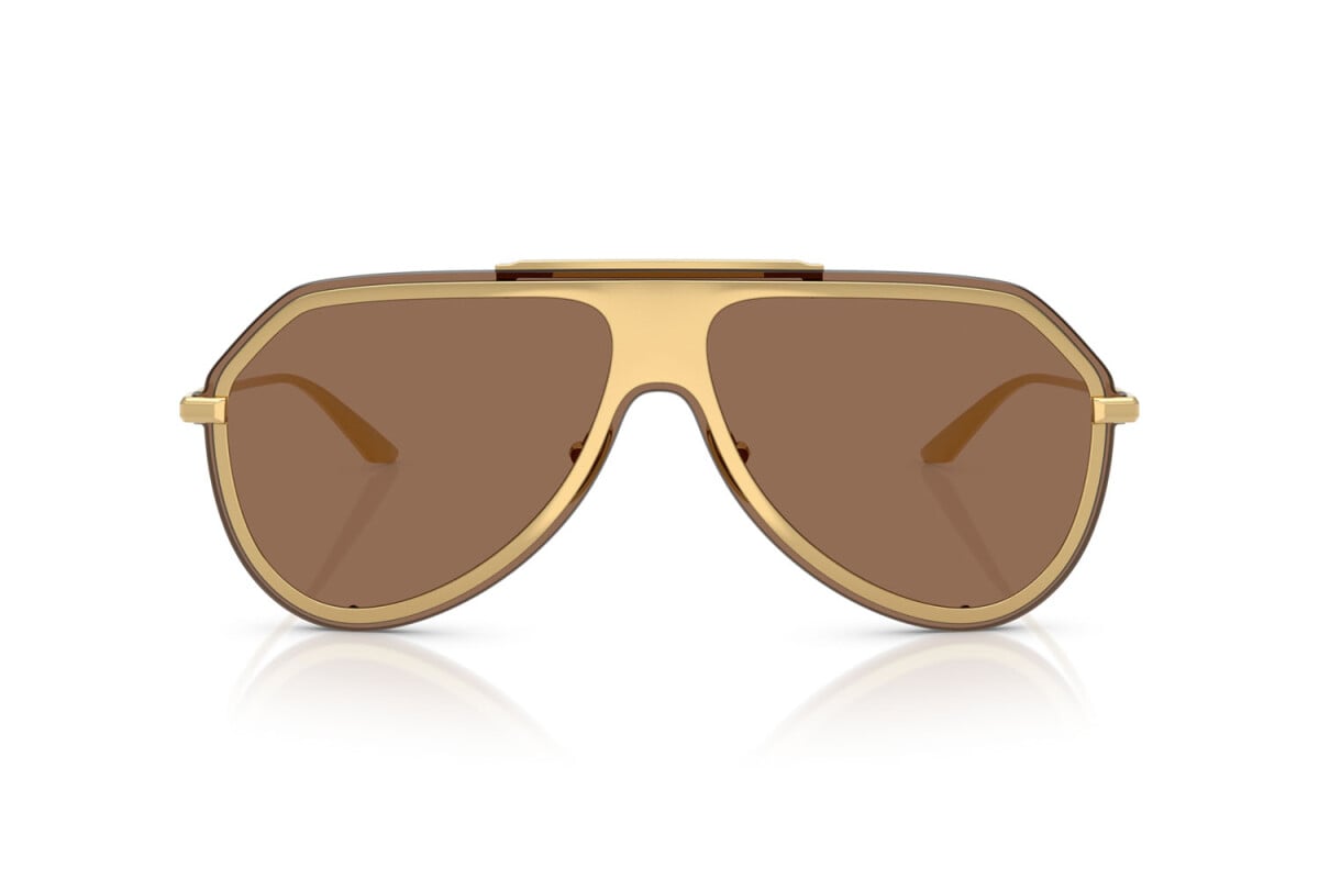 DOLCE & GABBANA - 02/73 ORO | OCCHIALE DA SOLE UOMO - DG 2309 CALIBRO 43