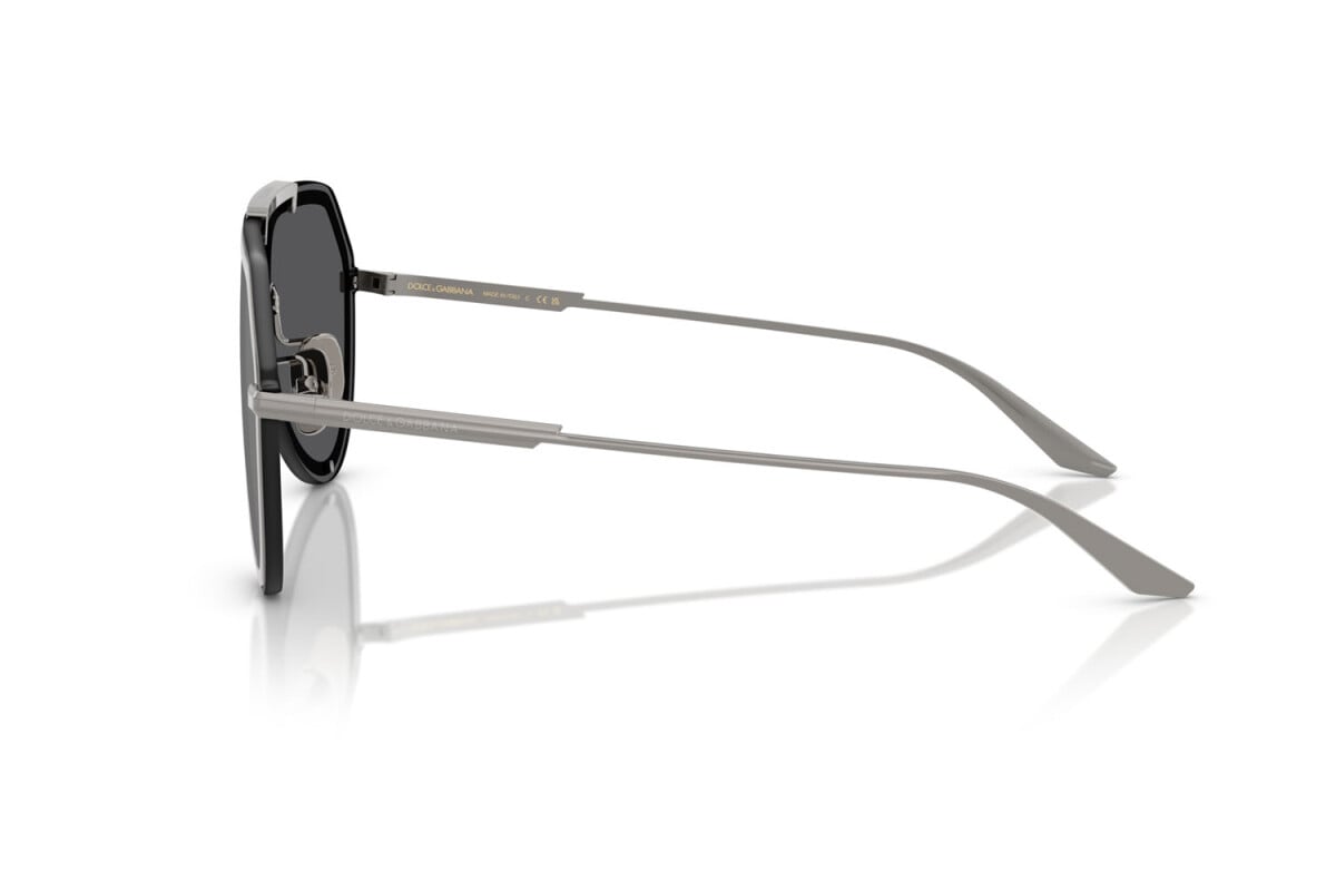 DOLCE & GABBANA - 11086G CANNA DI FUCILE SPAZZOLATA | OCCHIALE DA SOLE UOMO - DG 2309 CALIBRO 43