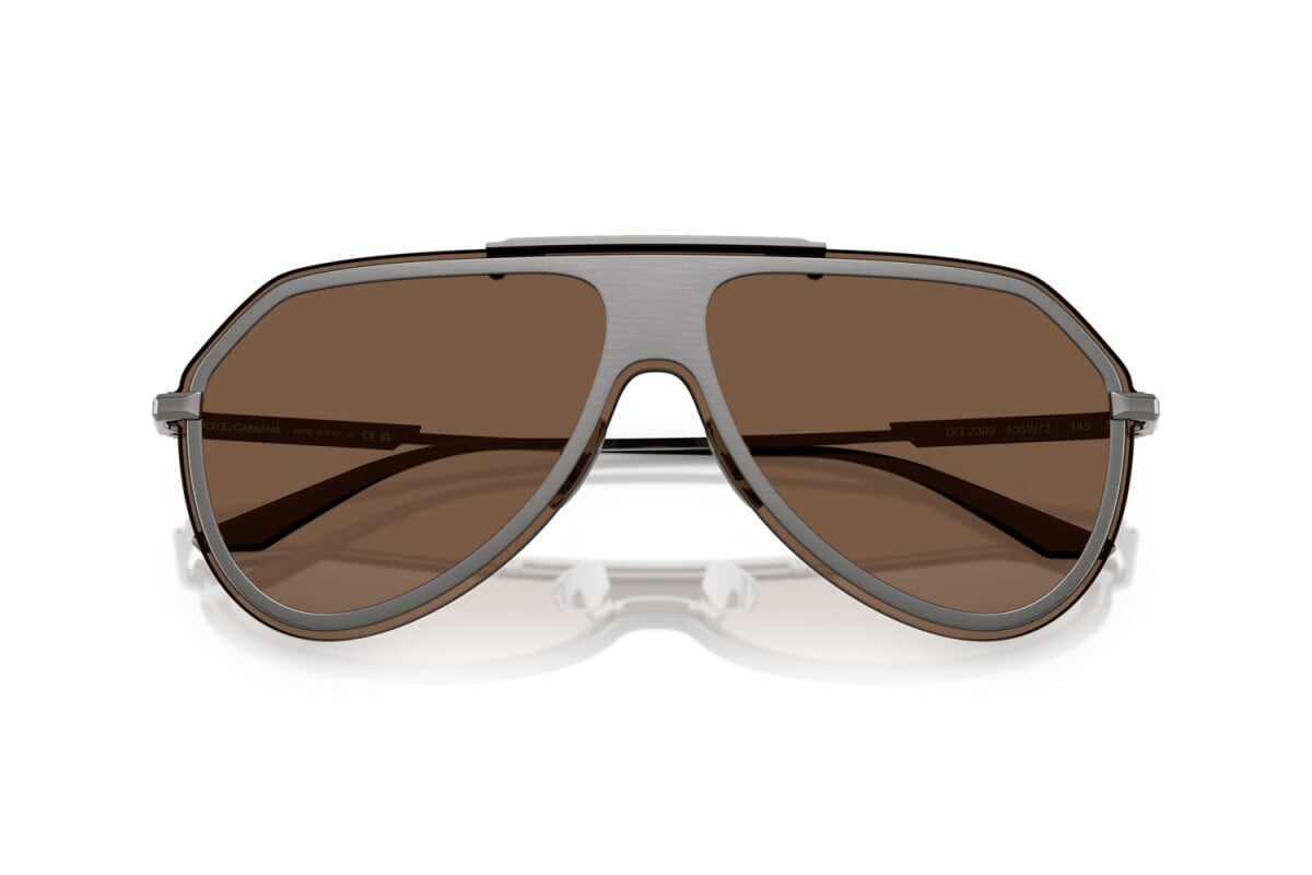 DOLCE & GABBANA - 135273 BRONZO SPAZZOLATO | OCCHIALE DA SOLE UOMO - DG 2309 CALIBRO 43