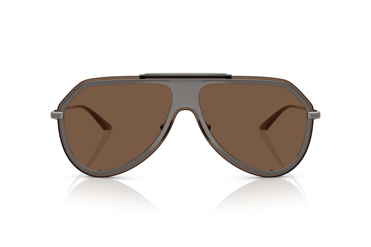 DOLCE & GABBANA - 135273 BRONZO SPAZZOLATO | OCCHIALE DA SOLE UOMO - DG 2309 CALIBRO 43