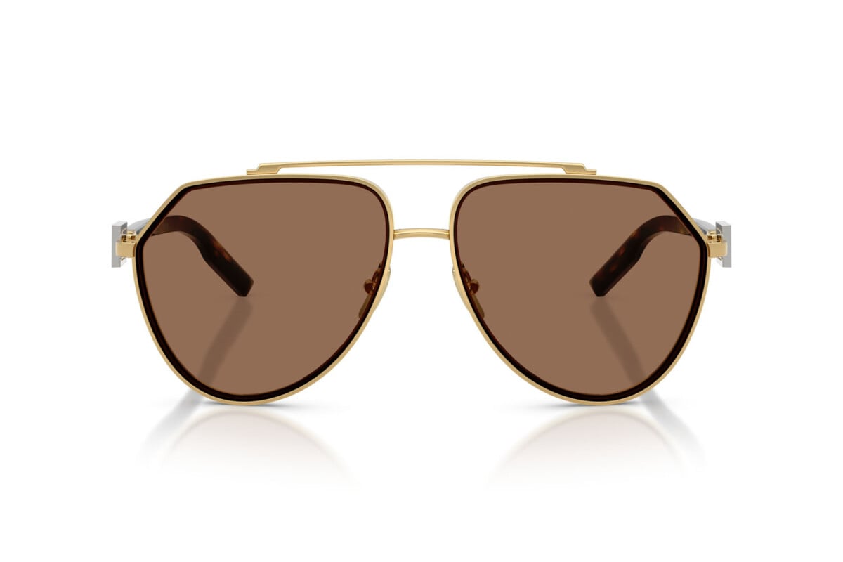 DOLCE & GABBANA - 02/73 ORO | OCCHIALE DA SOLE UOMO - DG 2315 CALIBRO 62