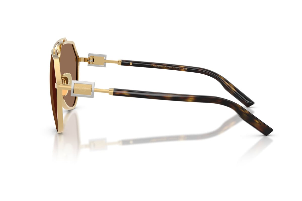 DOLCE & GABBANA - 02/73 ORO | OCCHIALE DA SOLE UOMO - DG 2315 CALIBRO 62