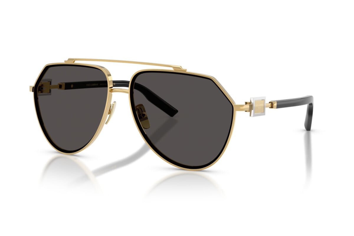 DOLCE & GABBANA - 02/87 ORO | OCCHIALE DA SOLE UOMO - DG 2315 CALIBRO 62
