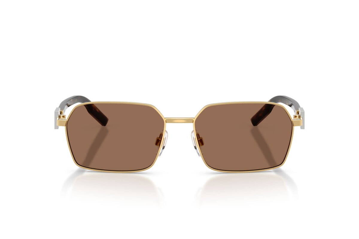 DOLCE & GABBANA - 02/73 ORO | OCCHIALE DA SOLE UOMO - DG 2316 CALIBRO 56