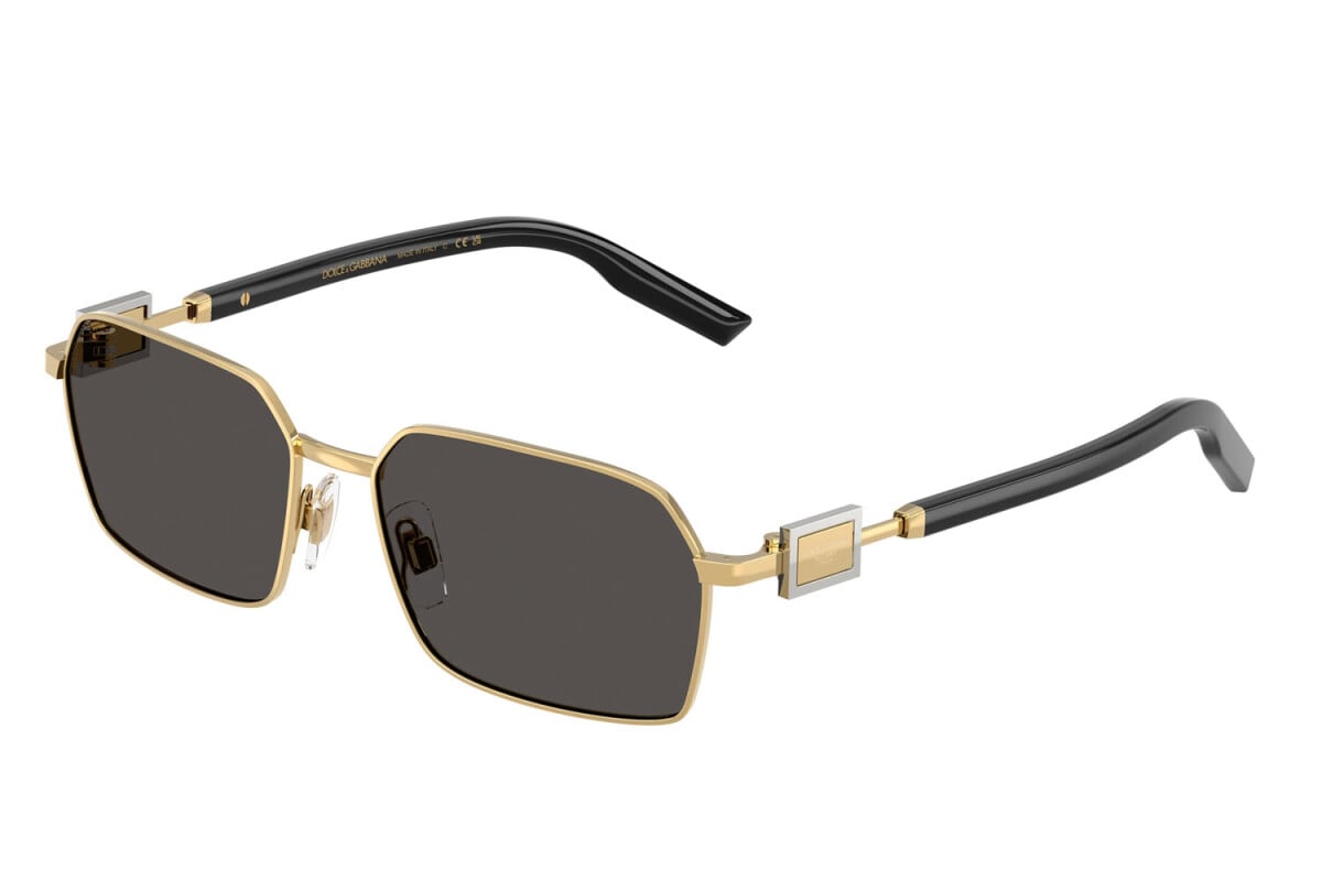 DOLCE & GABBANA - 02/87 ORO | OCCHIALE DA SOLE UOMO - DG 2316 CALIBRO 56