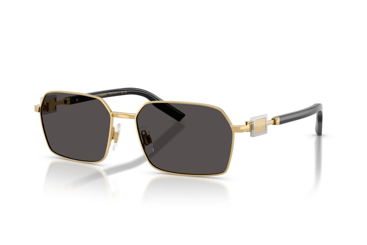 DOLCE & GABBANA - 02/87 ORO | OCCHIALE DA SOLE UOMO - DG 2316 CALIBRO 56