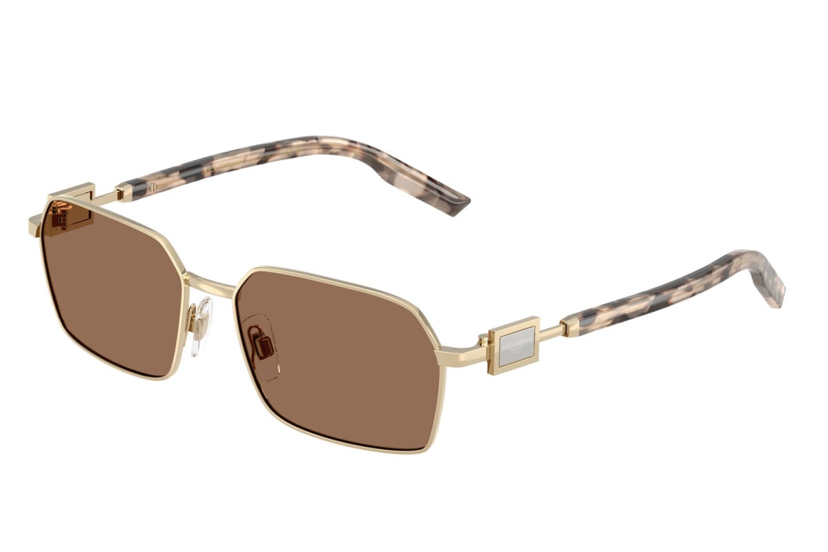DOLCE & GABBANA - 488/73 ORO PALLIDO | OCCHIALE DA SOLE UOMO - DG 2316 CALIBRO 56
