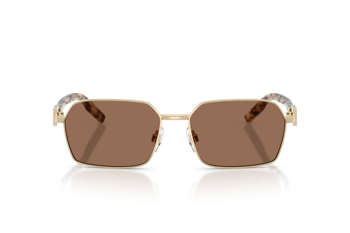 DOLCE & GABBANA - 488/73 ORO PALLIDO | OCCHIALE DA SOLE UOMO - DG 2316 CALIBRO 56