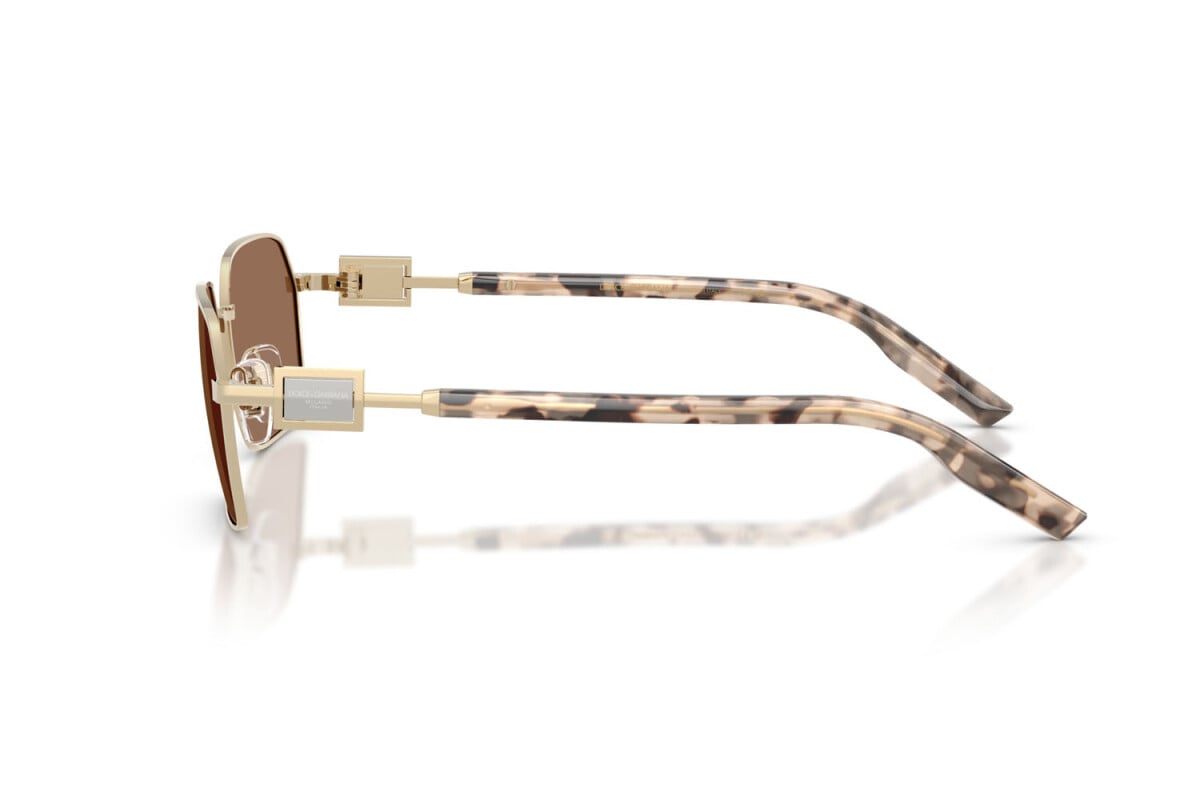 DOLCE & GABBANA - 488/73 ORO PALLIDO | OCCHIALE DA SOLE UOMO - DG 2316 CALIBRO 56