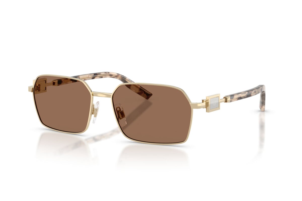 DOLCE & GABBANA - 488/73 ORO PALLIDO | OCCHIALE DA SOLE UOMO - DG 2316 CALIBRO 56