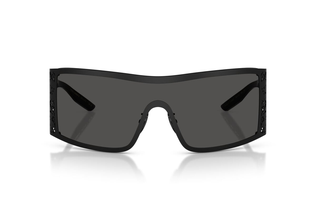 DOLCE & GABBANA - 110687 NERO OPACO | OCCHIALE DA SOLE DONNA - DG 2317 CALIBRO 38