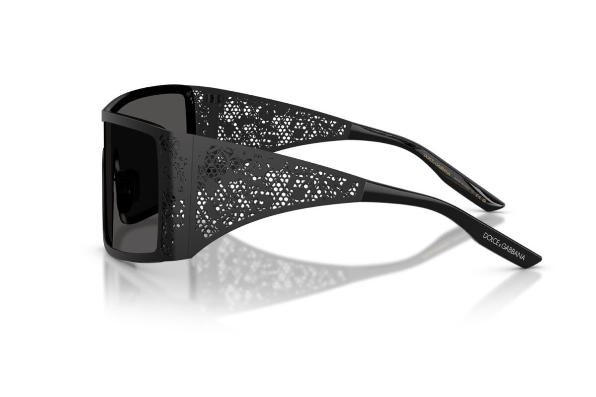DOLCE & GABBANA - 110687 NERO OPACO | OCCHIALE DA SOLE DONNA - DG 2317 CALIBRO 38
