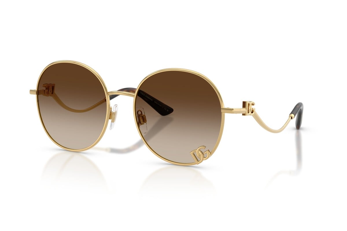 OCCHIALE DA SOLE DONNA | DOLCE & GABBANA DG 2324 - 02/13 ORO - CALIBRO 56