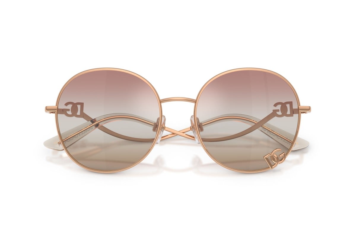 OCCHIALE DA SOLE DONNA | DOLCE & GABBANA DG 2324 - 1298EL ORO ROSA - CALIBRO 56