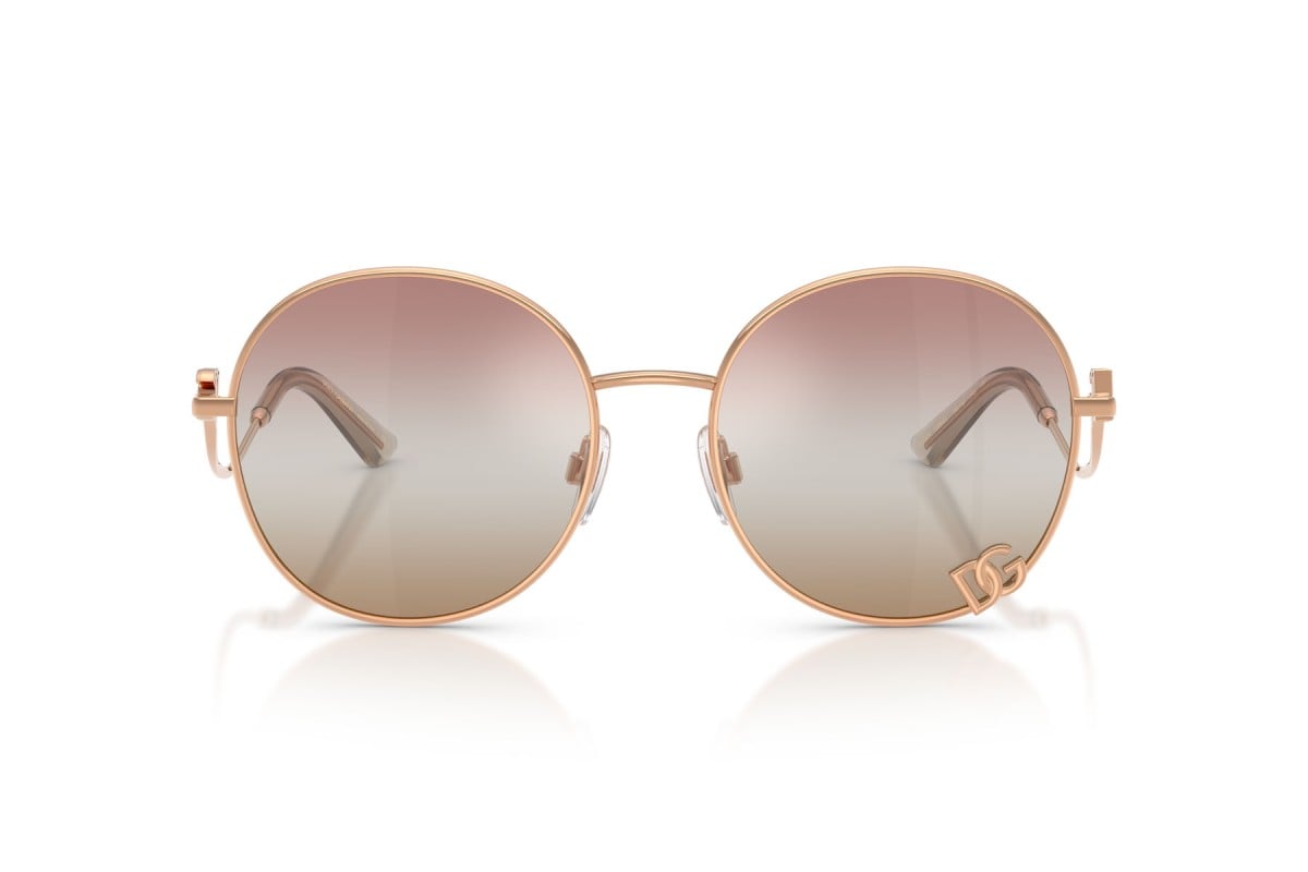 OCCHIALE DA SOLE DONNA | DOLCE & GABBANA DG 2324 - 1298EL ORO ROSA - CALIBRO 56