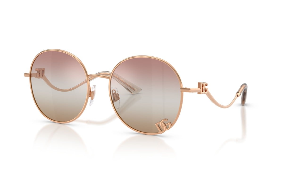 OCCHIALE DA SOLE DONNA | DOLCE & GABBANA DG 2324 - 1298EL ORO ROSA - CALIBRO 56