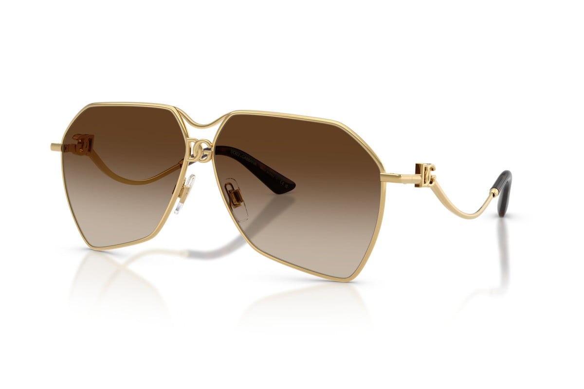 OCCHIALE DA SOLE DONNA | DOLCE & GABBANA DG 2326 - 02/13 ORO - CALIBRO 62