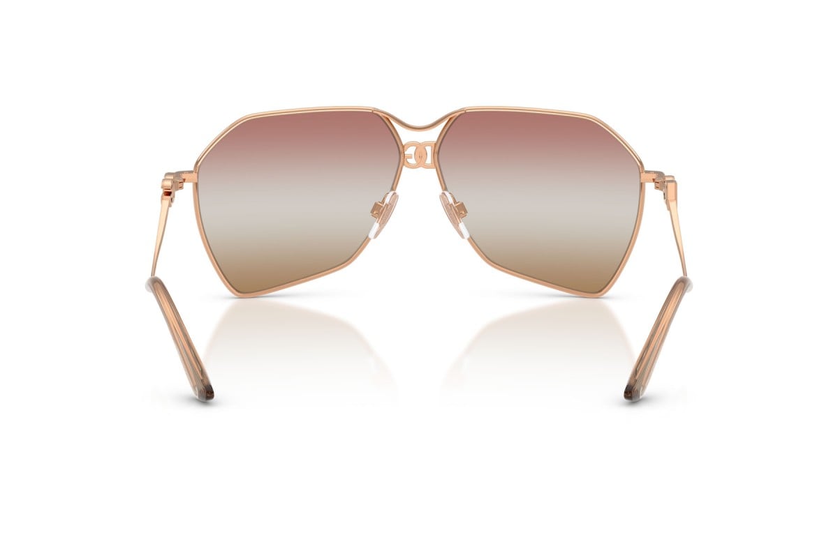 OCCHIALE DA SOLE DONNA | DOLCE & GABBANA DG 2326 - 1298EL ORO ROSA - CALIBRO 62