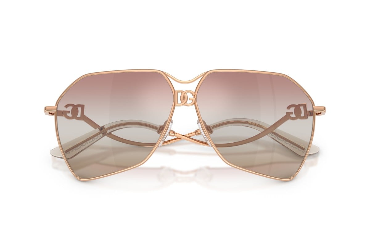 OCCHIALE DA SOLE DONNA | DOLCE & GABBANA DG 2326 - 1298EL ORO ROSA - CALIBRO 62