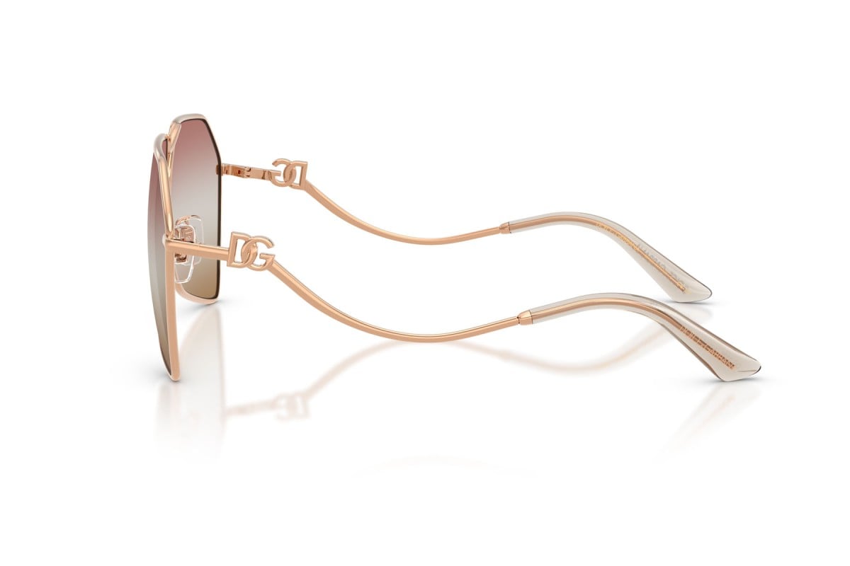 OCCHIALE DA SOLE DONNA | DOLCE & GABBANA DG 2326 - 1298EL ORO ROSA - CALIBRO 62