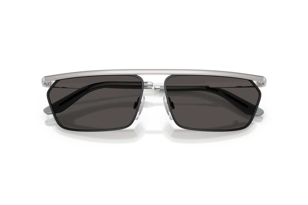 OCCHIALE DA SOLE UOMO | DOLCE & GABBANA DG 2327 - 132487 ARGENTO/NERO OPACO - CALIBRO 60