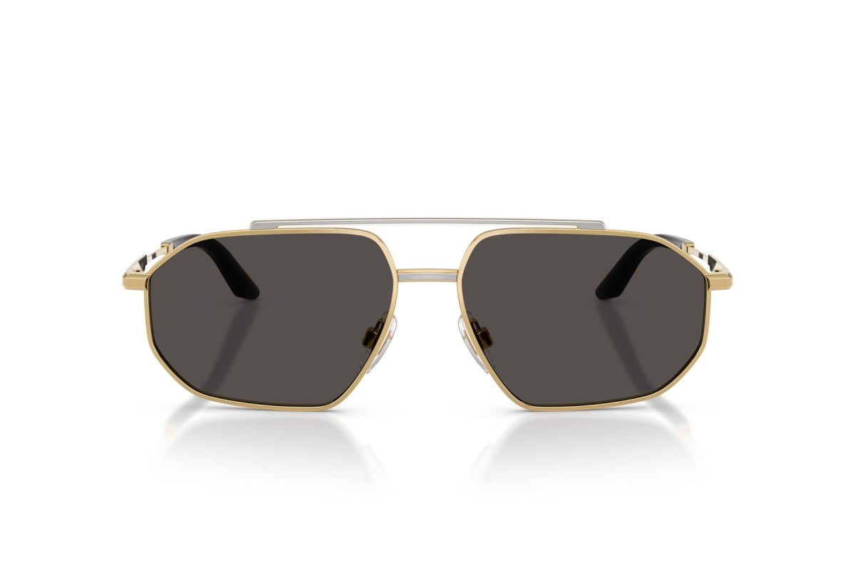 OCCHIALE DA SOLE UOMO | DOLCE & GABBANA DG 2328 - 131387 ORO/ARGENTO - CALIBRO 59