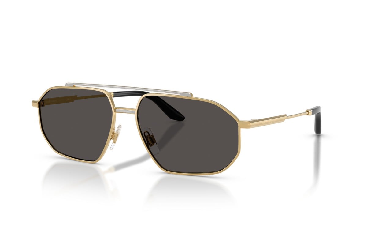 OCCHIALE DA SOLE UOMO | DOLCE & GABBANA DG 2328 - 131387 ORO/ARGENTO - CALIBRO 59