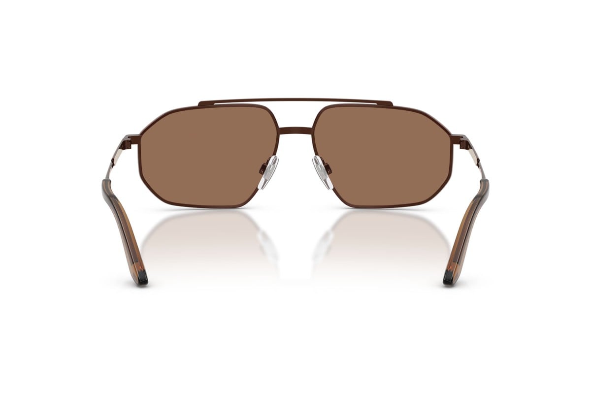 OCCHIALE DA SOLE UOMO | DOLCE & GABBANA DG 2328 - 133673 MARRONE/MARRONE OPACO - CALIBRO 59